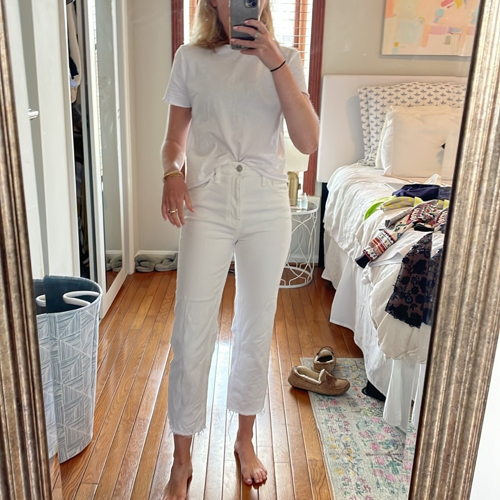 Hudson White Jeans